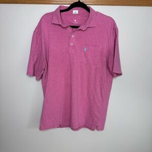 Johnnie-O Pink Polo Shirt Classic Design